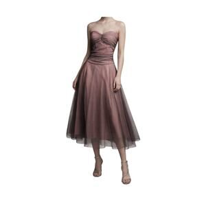 VTG Y2K Sheer Black Chiffon Pink Party Dress M Formal Prom Fairy Ballerina Event